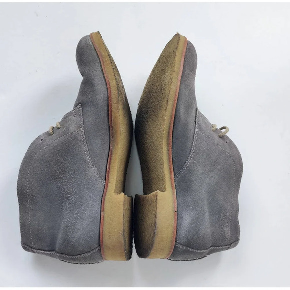 JOHNSTON & MURPHY Hayden Gray Suede Chukka Lace-up Boots 8.5 - Picture 5 of 12